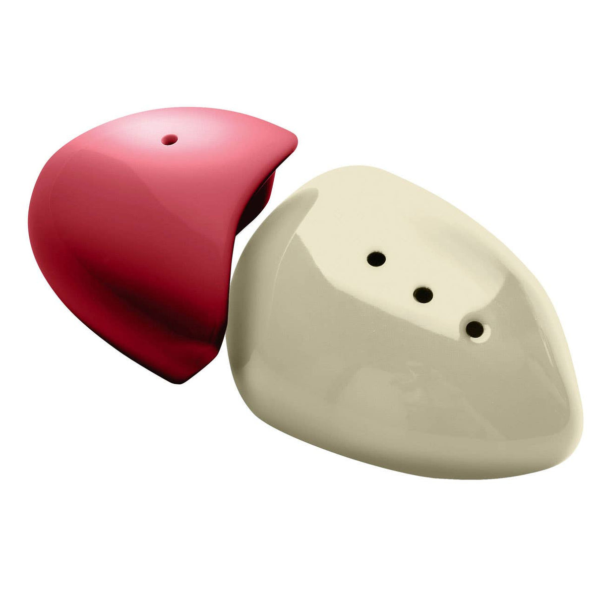 Salta Red And Cream Salt And Pepper Set