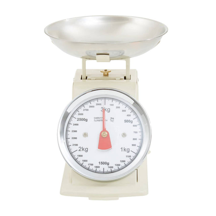 Olivier 3kg Cream Retro Kitchen Scale