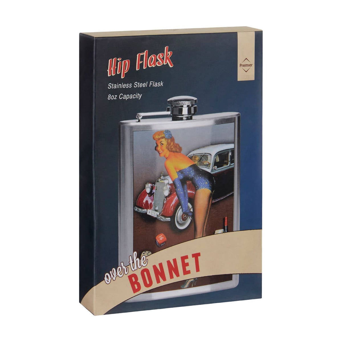 Pinup 8Oz Hip Flask
