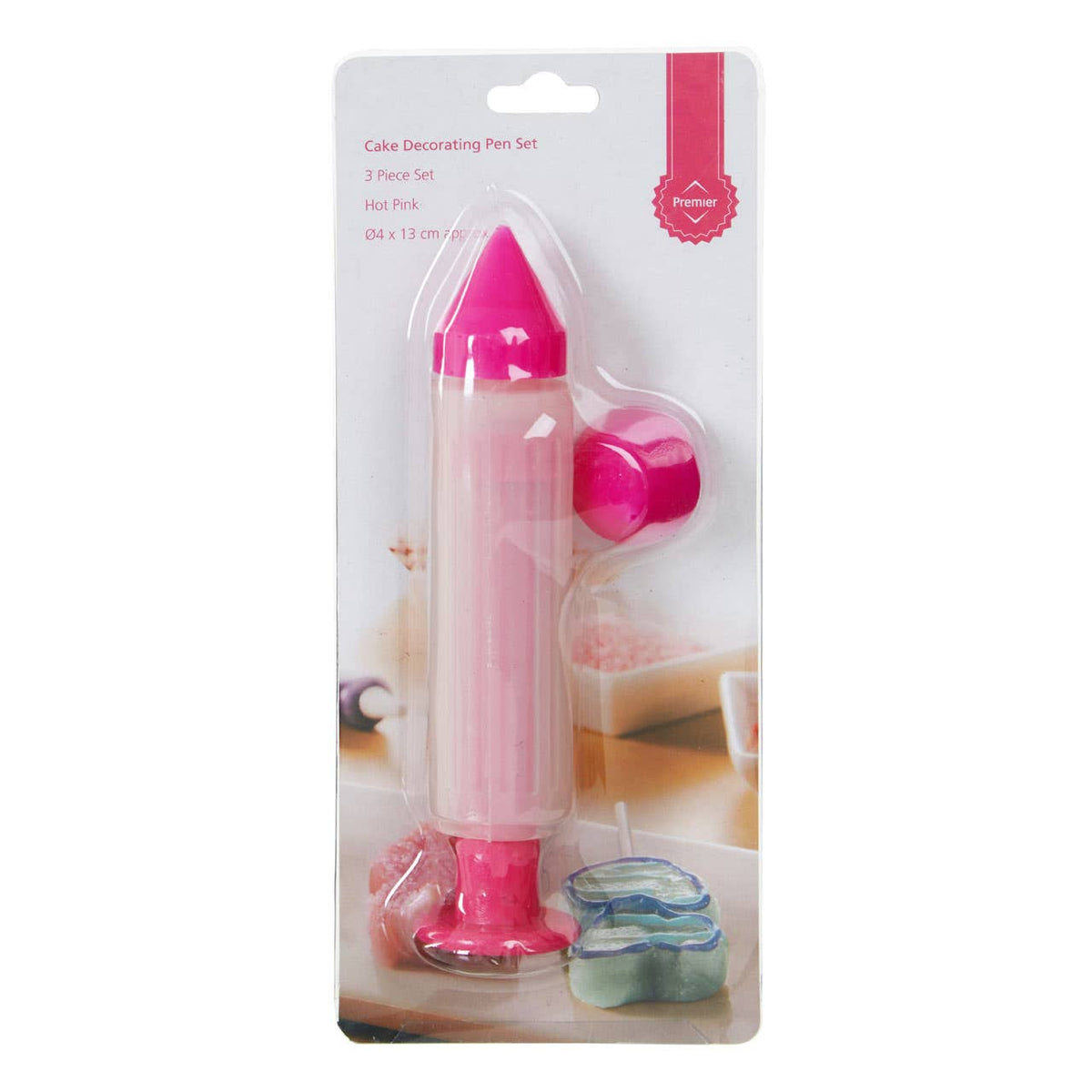 Hallie Hot Pink 3 Piece Cake Decorating Pen