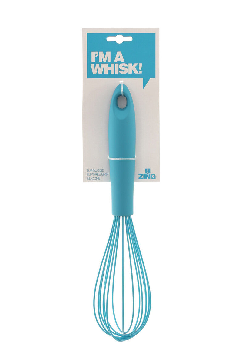 Zing Silicone Turquoise Whisk