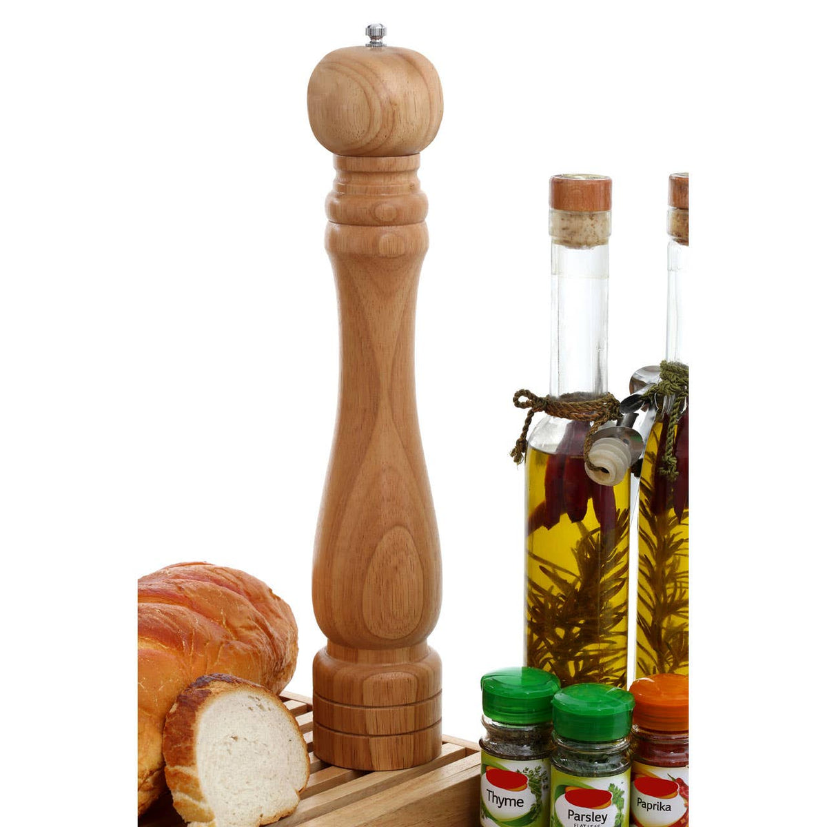 Soka Rubberwood Pepper Mill