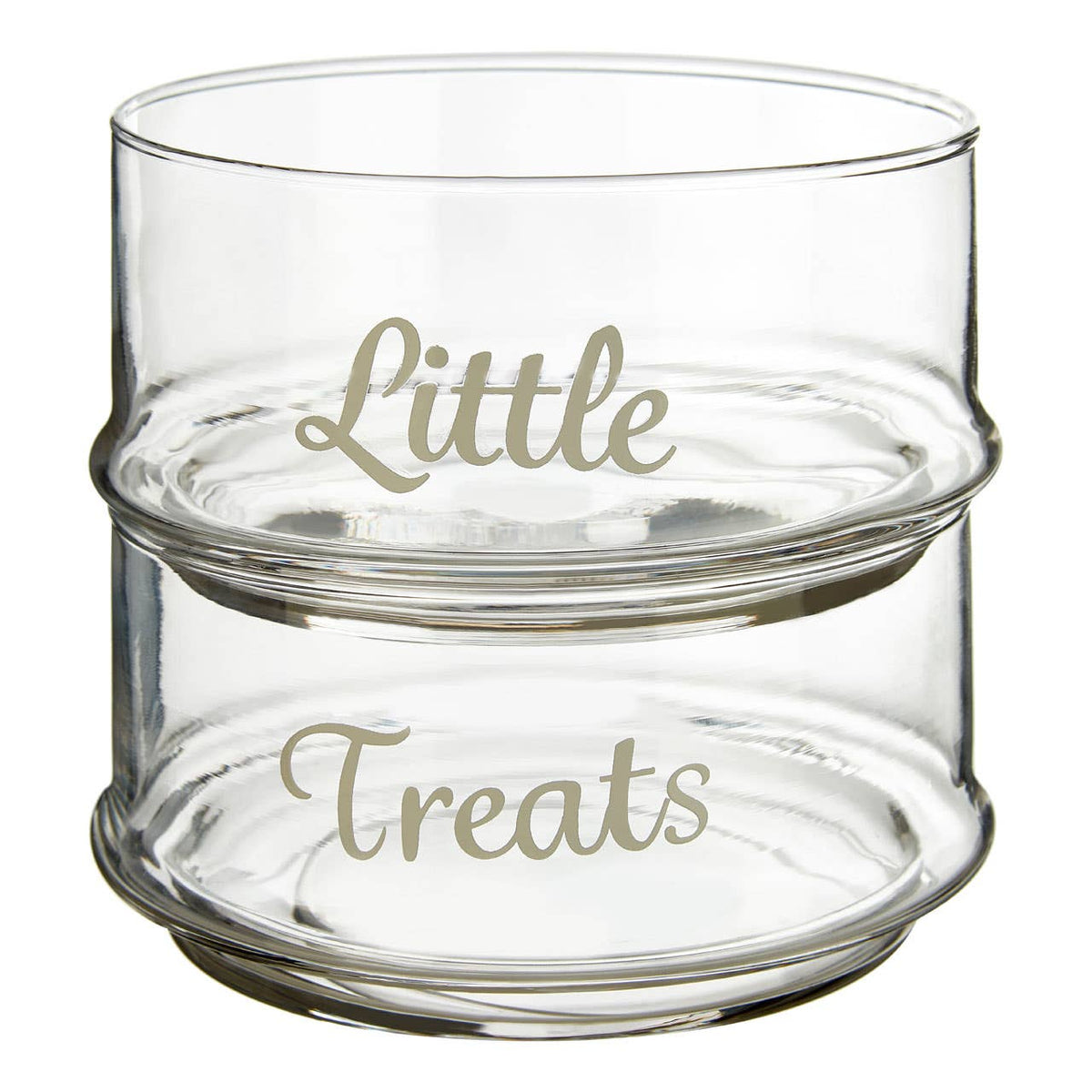 Olivia Stackable 3 Tier Glass Storage Jar