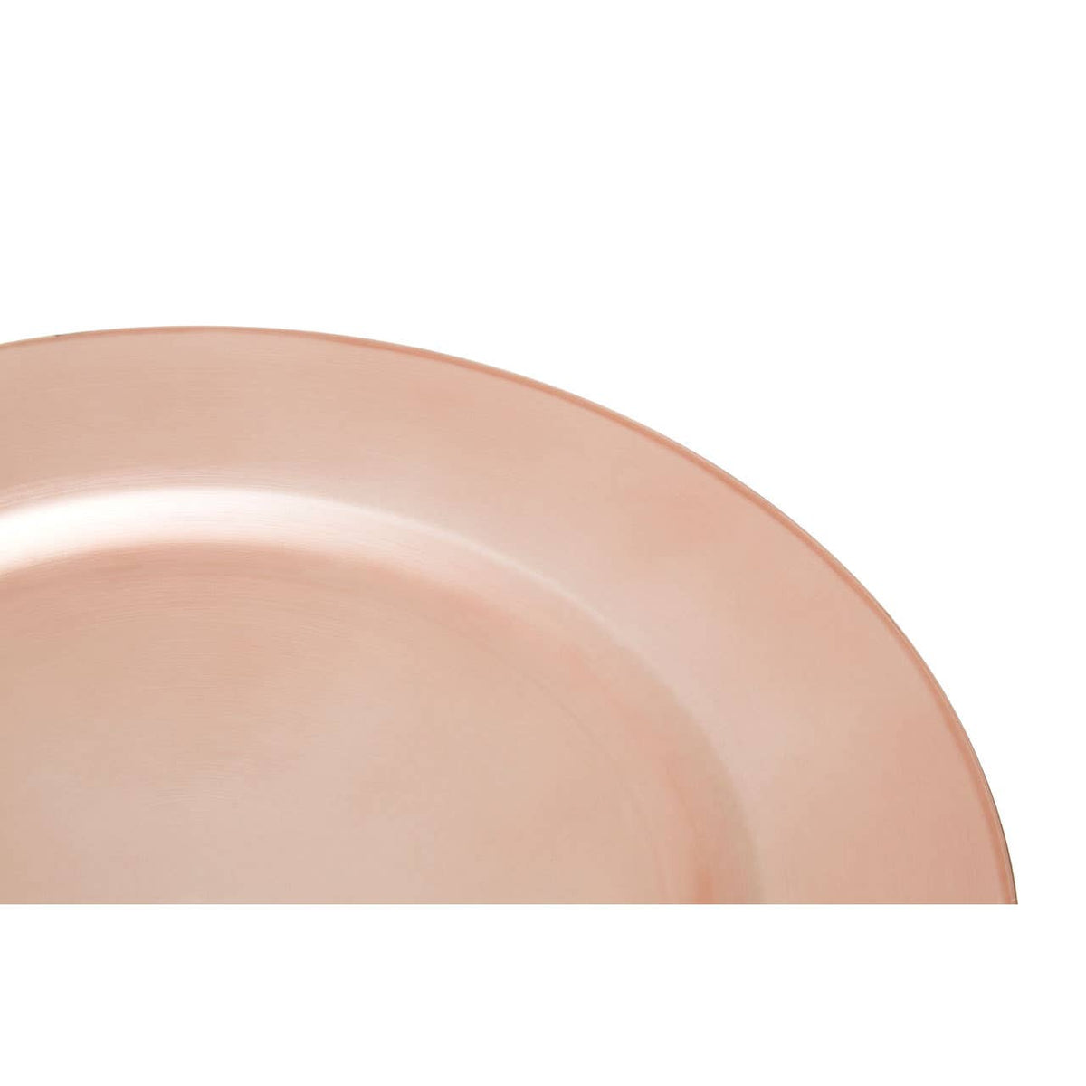 Dia Rose Gold Finish Charger Plate