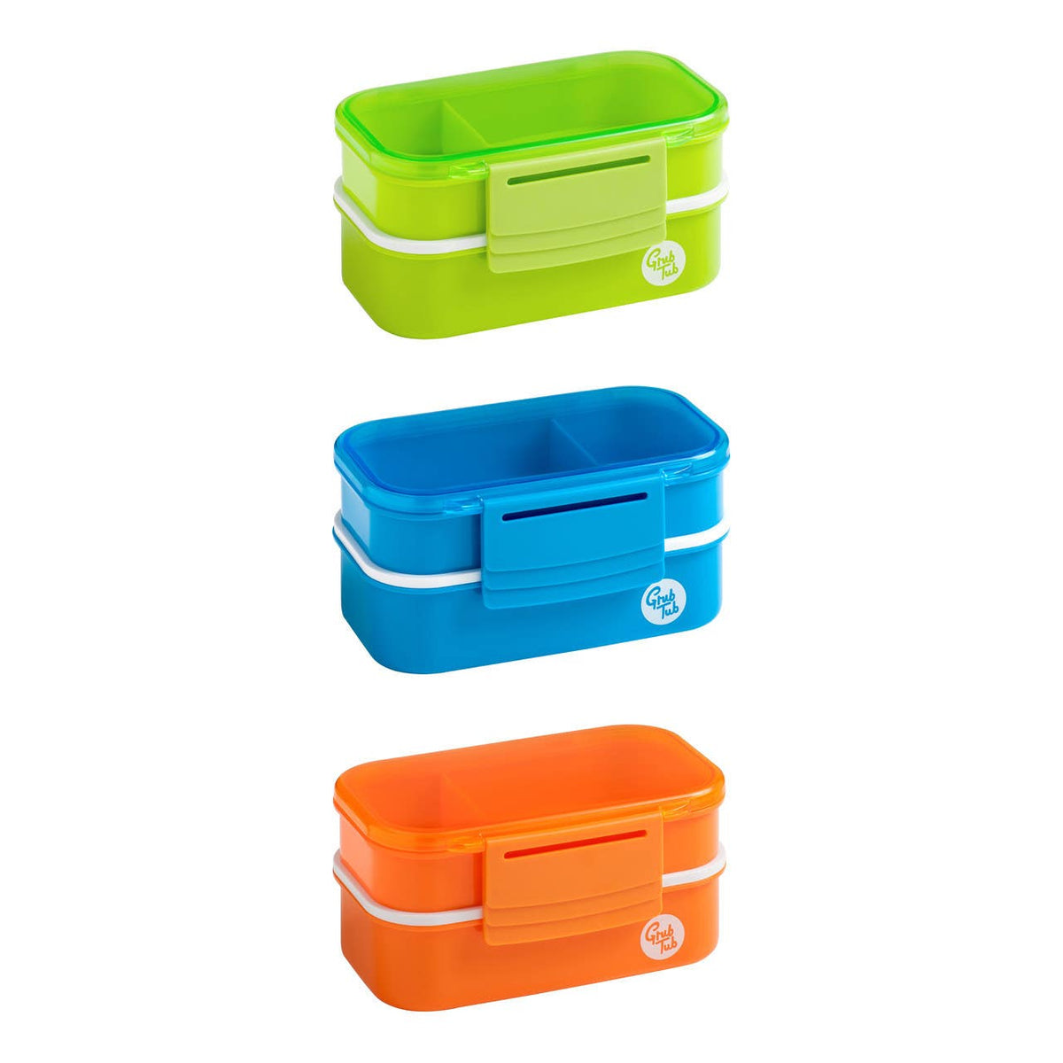 Grub Tub Green Lunch Box with Cutlery