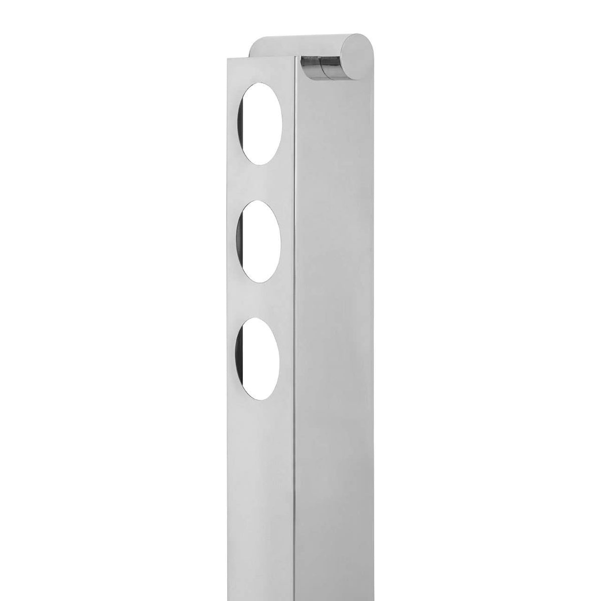 Novo 6 Bottle Silver Vertical Wine Rack