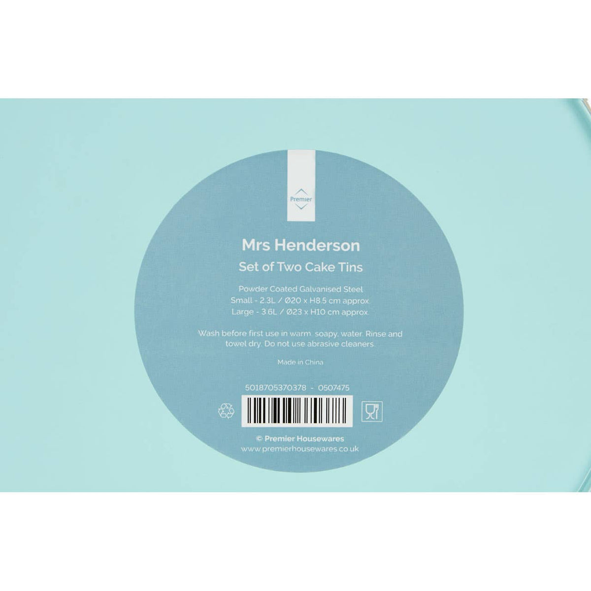 Mrs Henderson Set of 2 Round Cake Tins