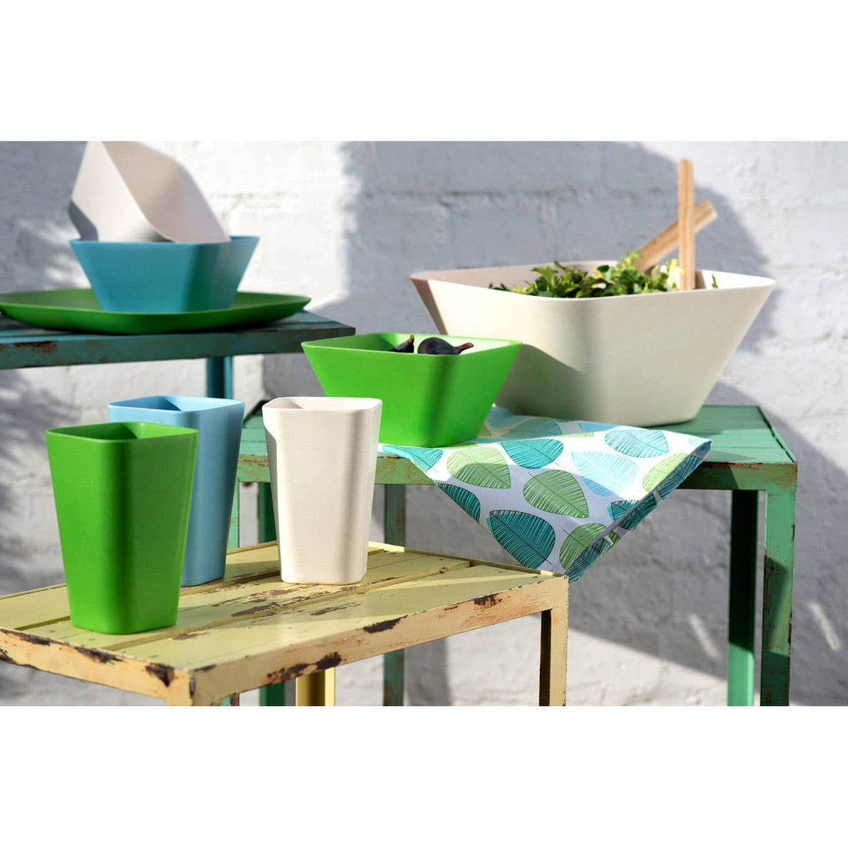 Eden Blue Bamboo Fibre Salad Bowl