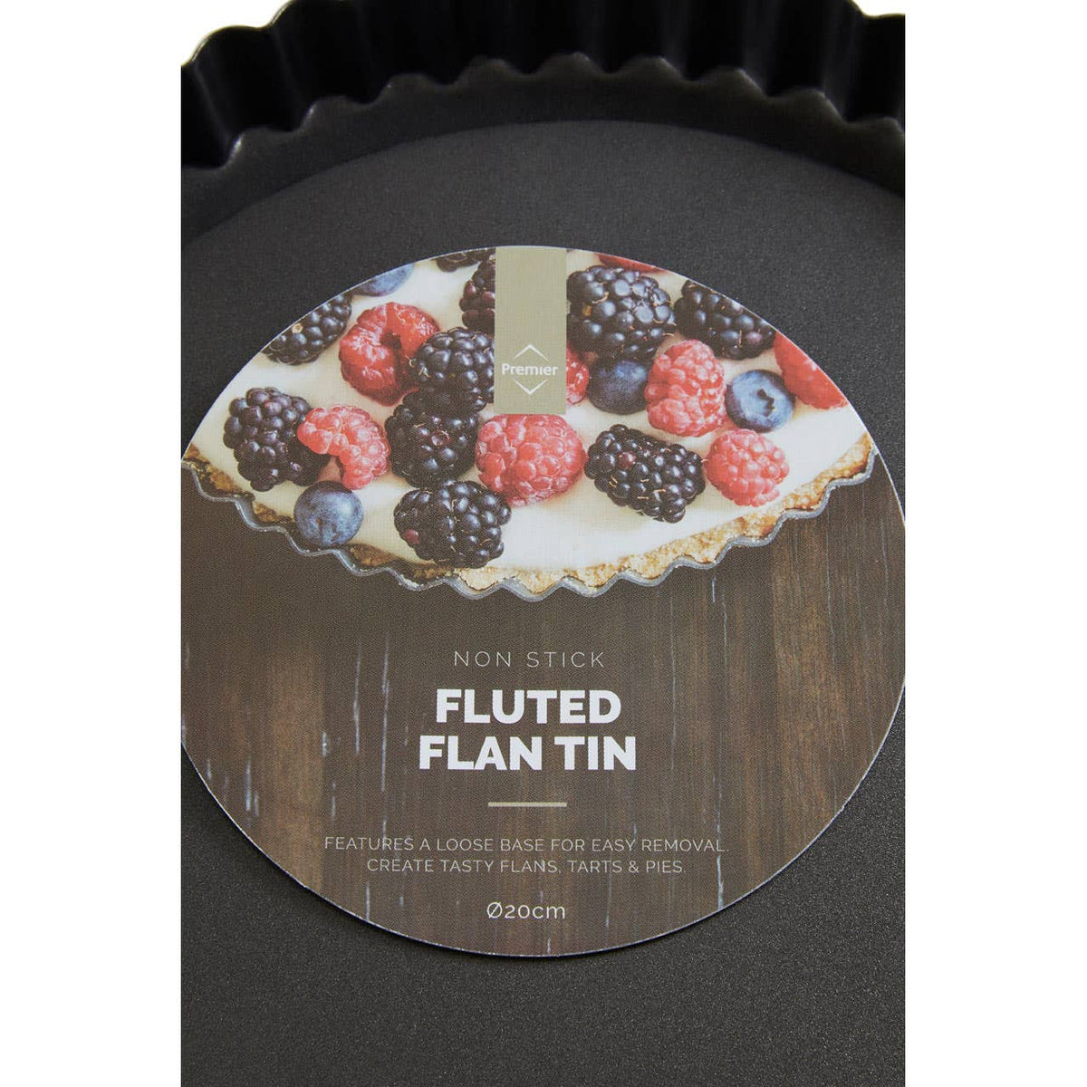 Mari Non Stick 20xm Loose Base Flan and Quiche Tin