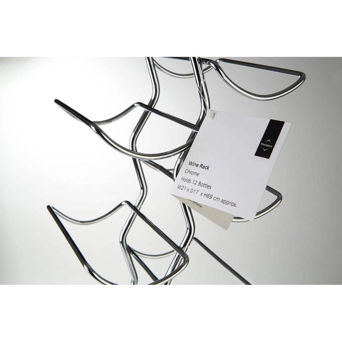 Yaxi 12 Bottles Chrome Wine Rack