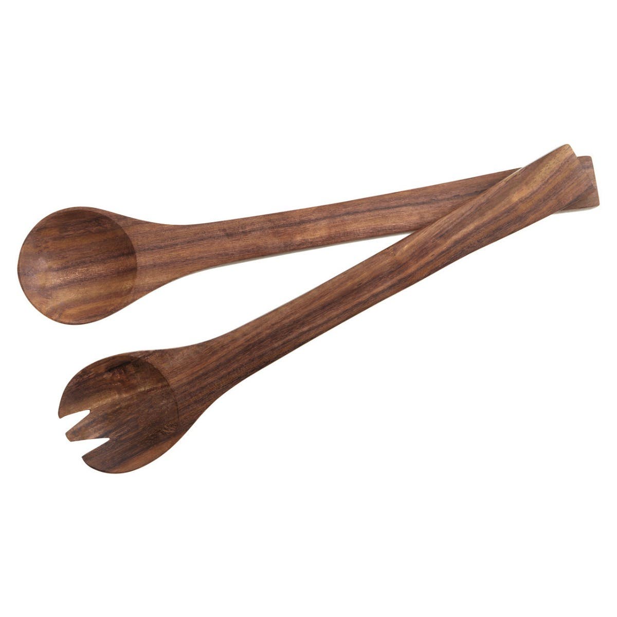 Rosi Sheesham Wood Spoon And Fork Salad Servers
