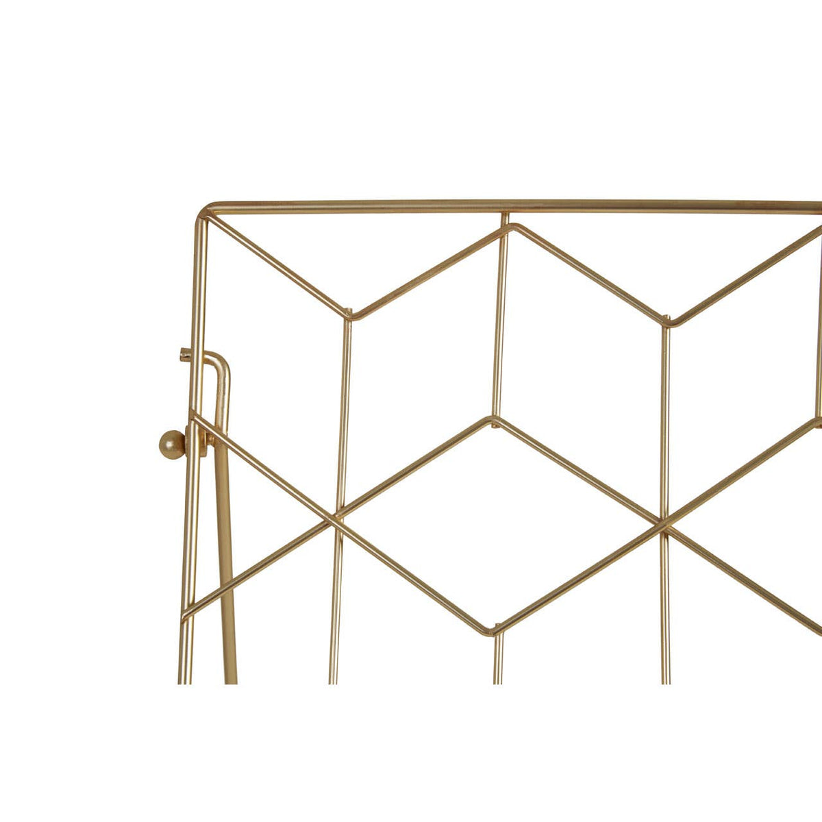 Vertex Contour Matte Gold Finish Cookbook Stand