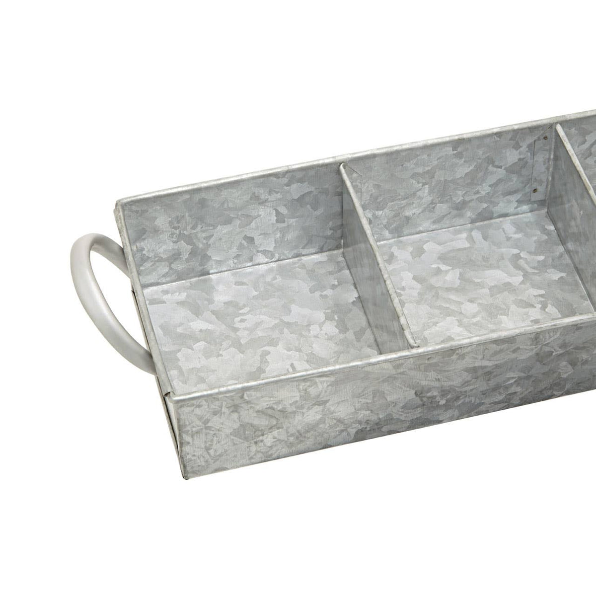 Drummond 4 Compartment Galvanised Steel Rectangular Tray