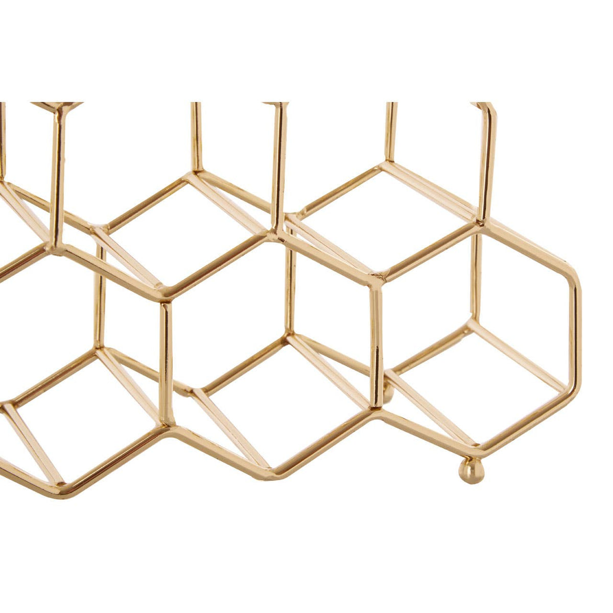 Vertex 10 Bottle Gold Finish Spice Rack