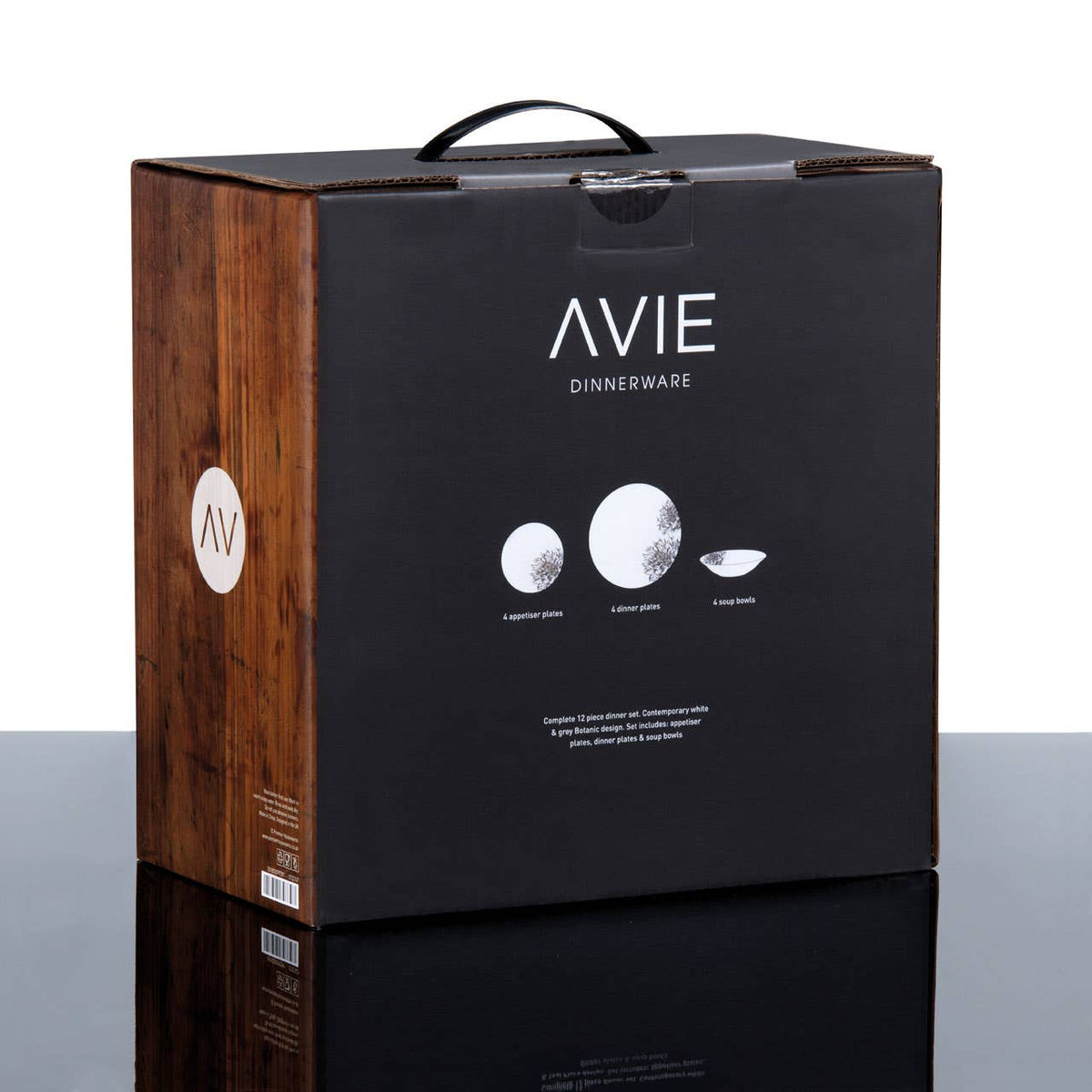 Avie Botanic 12 Piece Dinner Set