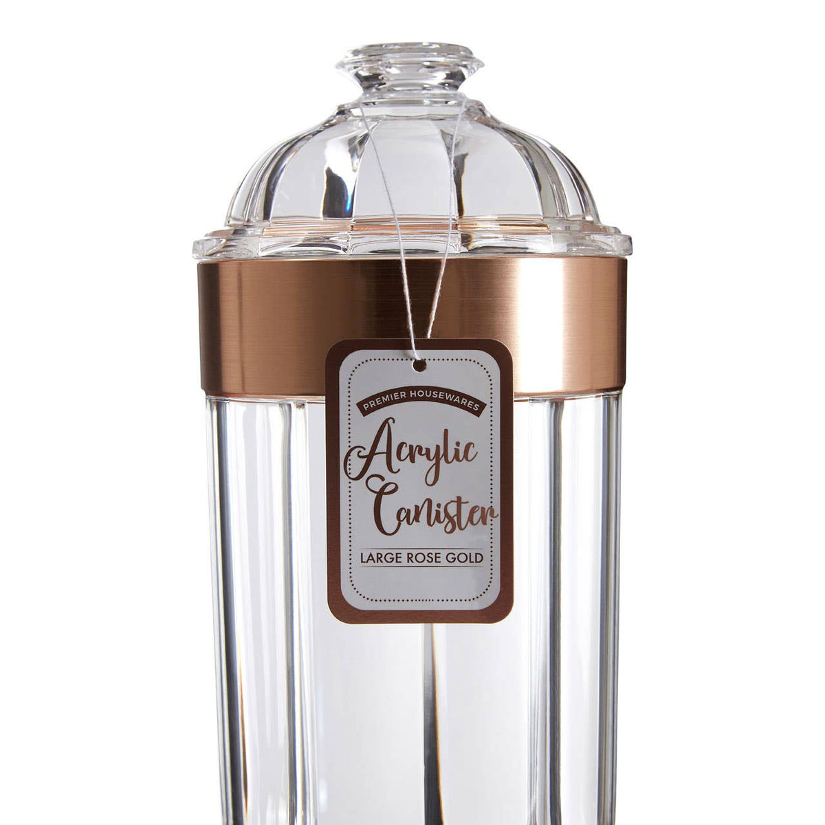 Guan Large Rose Gold Acrylic Storage Jar