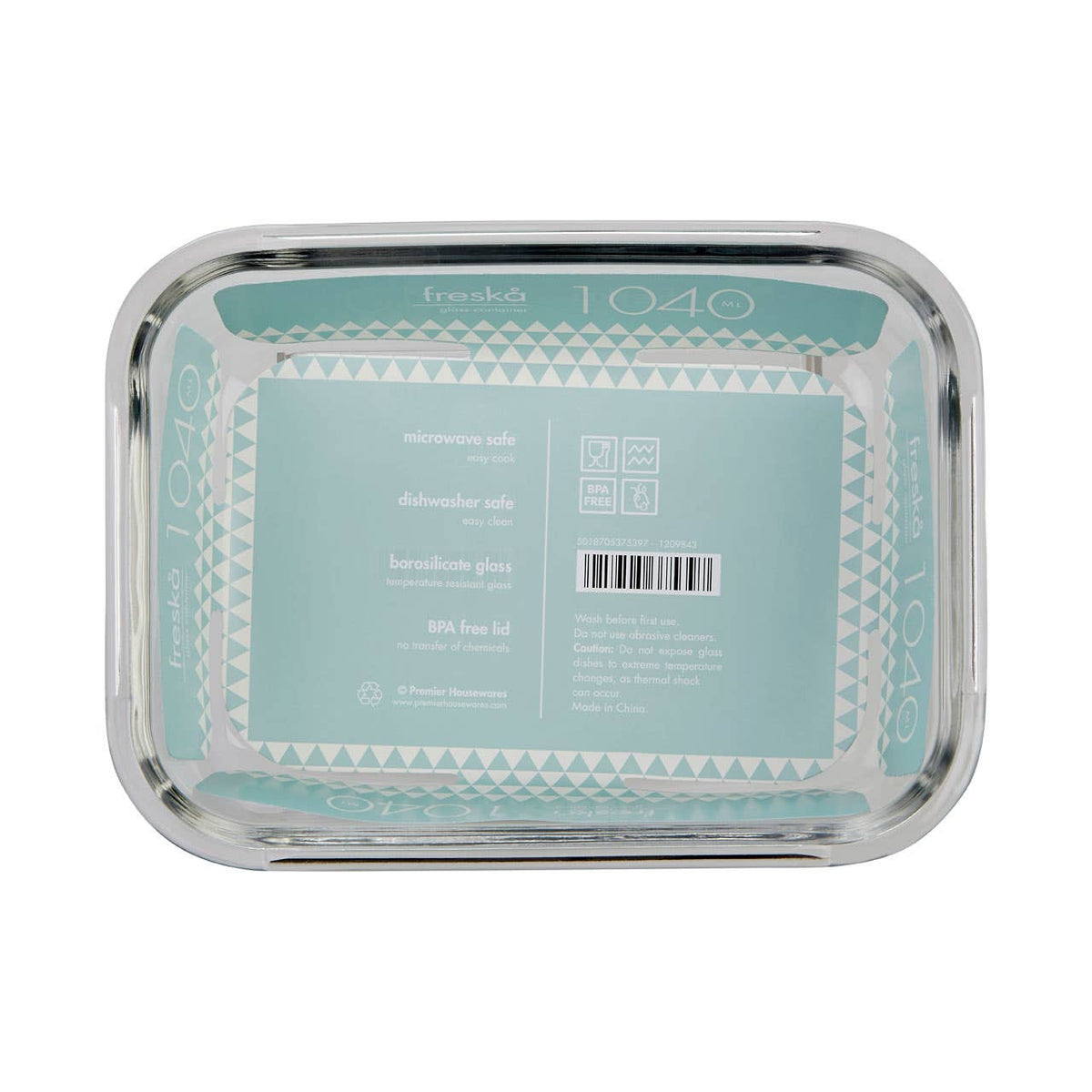 Freska Glass Container - 1040ml