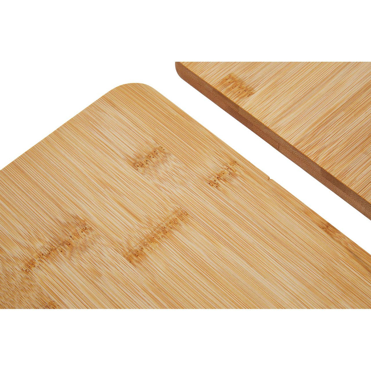 Aleki Set of Three Bamboo Chopping and Serving Boards with Handles