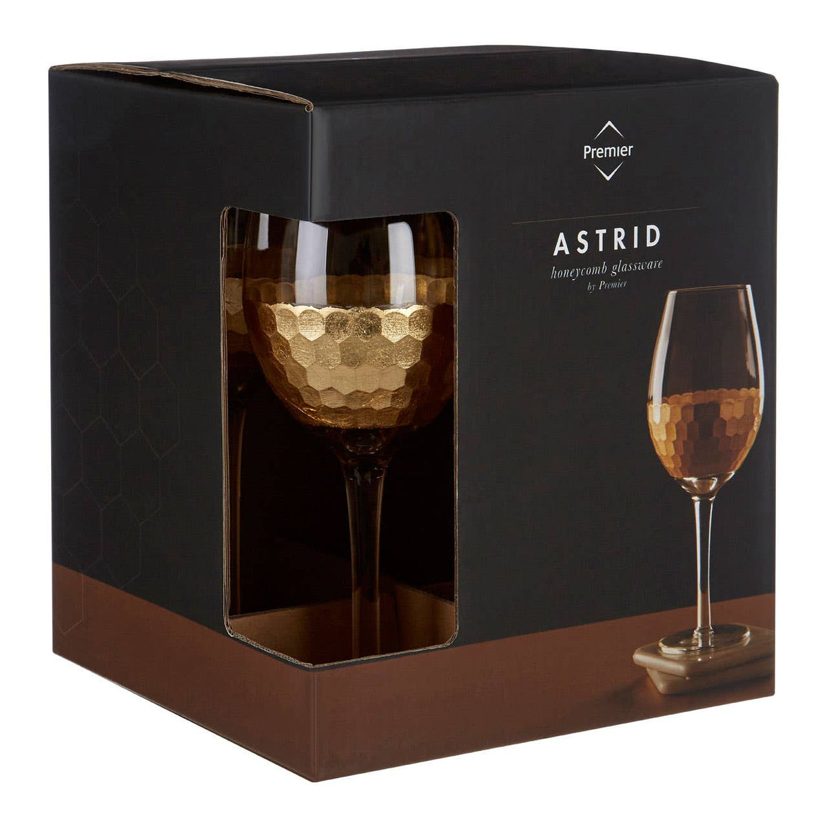 Set Of Four Astrid Large Wine Glasses