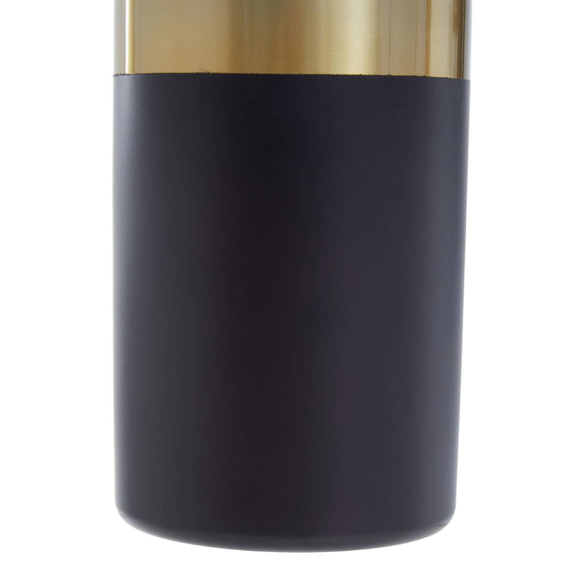 Mixology Gold Finish and Black Wine Cooler