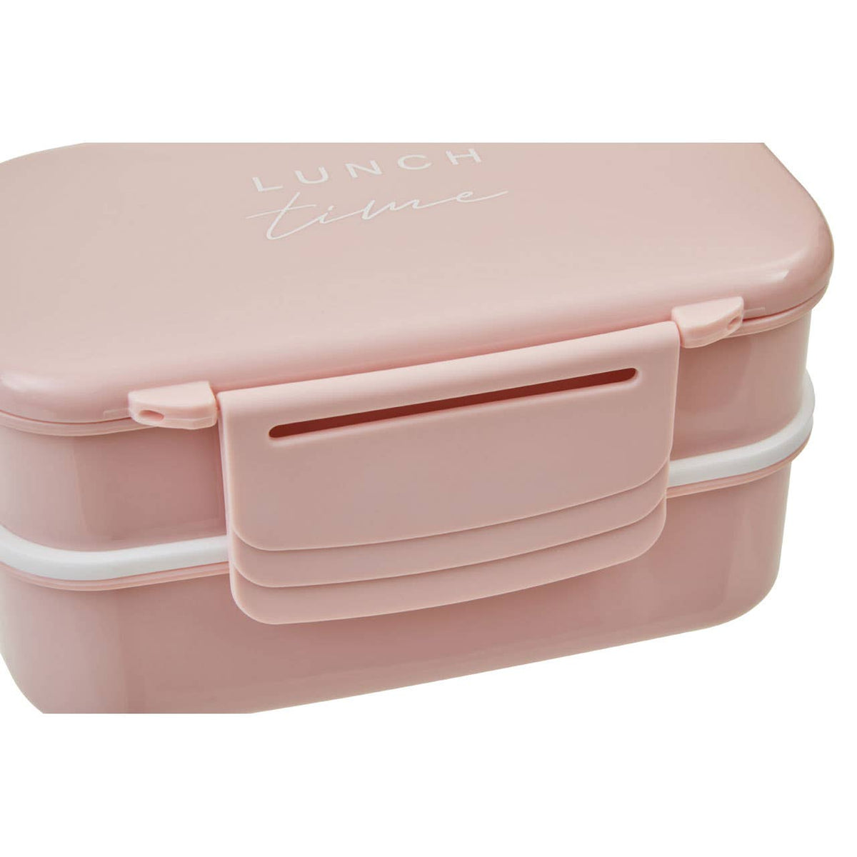 Grub Tub Light Pink Lunch Box With Cutlery