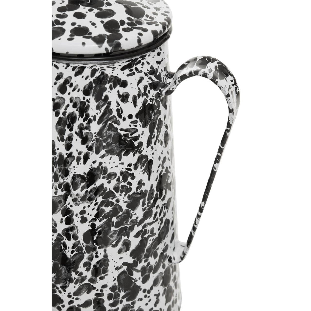 Hygge Black And White Patterned Coffee Pot