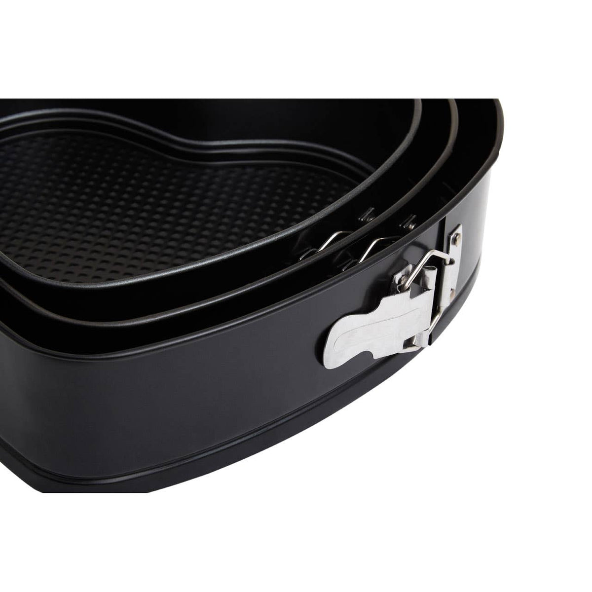 From Scratch Set Of Three Heart Shaped Springform Cake Tins