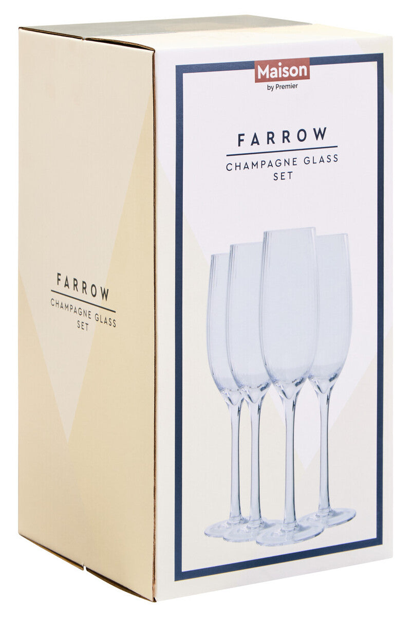 Lyle Set of Four Champagne Glasses