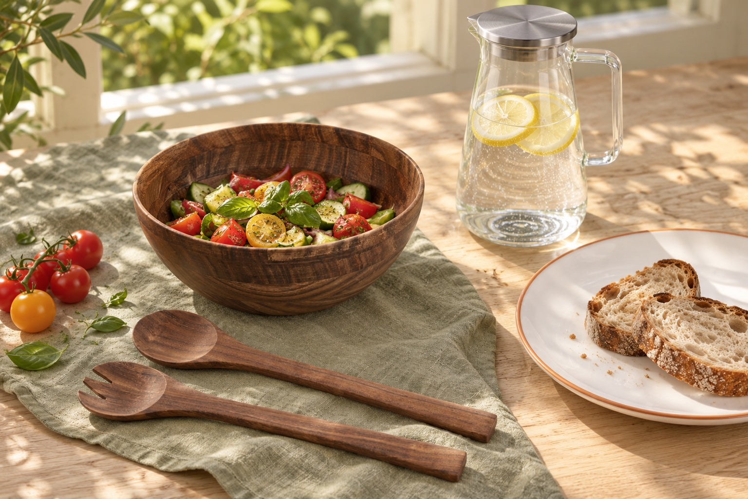 Lunch in the sunlight