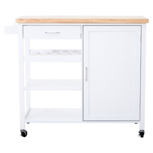 Frankfurt White Kitchen Trolley