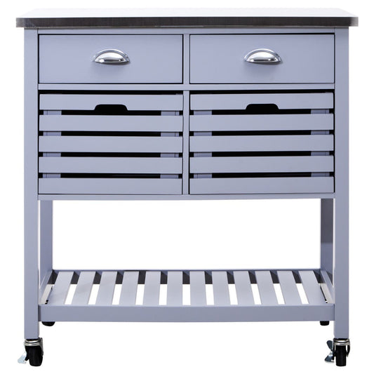 Frankfurt Grey Kitchen Trolley