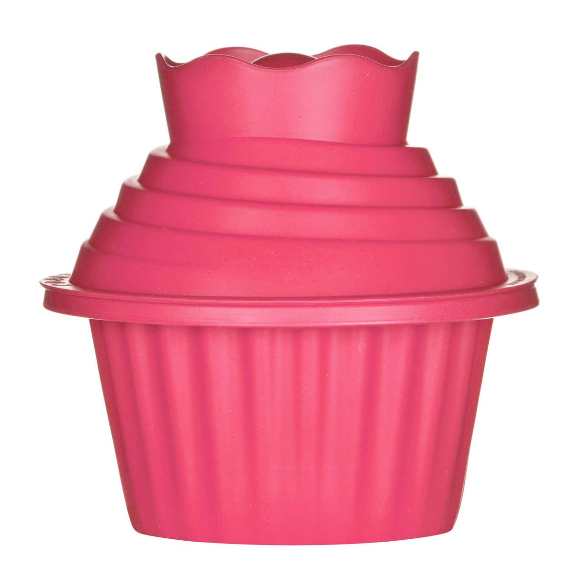 Hallie Giant Cupcake Silicone Mould Set - Hot Pink
