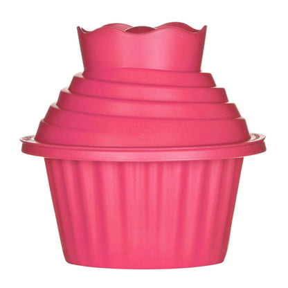 Hallie Giant Cupcake Silicone Mould Set - Hot Pink
