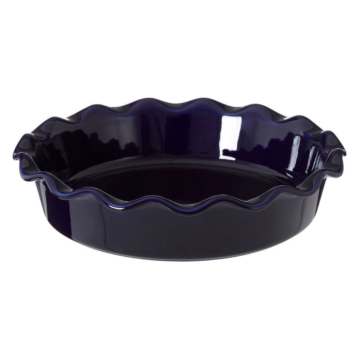 Modern Retro Round Dish With Curved Edges