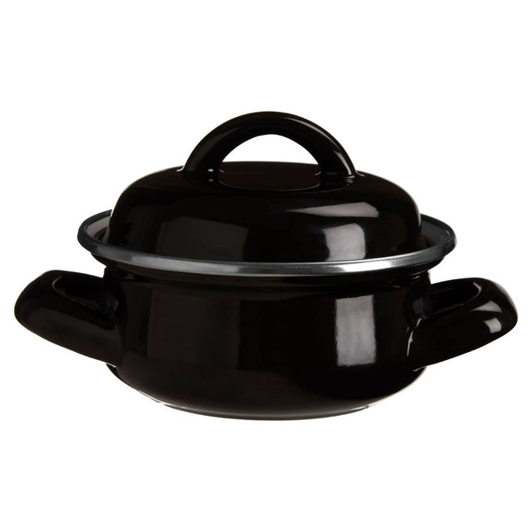 Porter Enamel Mini Casserole Dish - Black