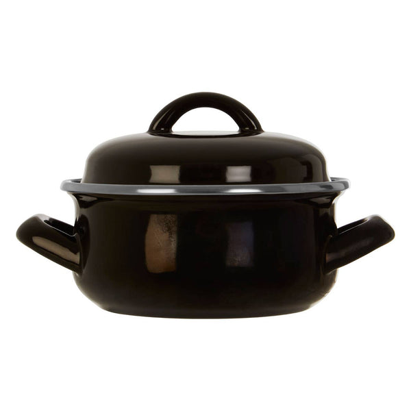 Porter 12cm Dia Mini Casserole Dish - Black