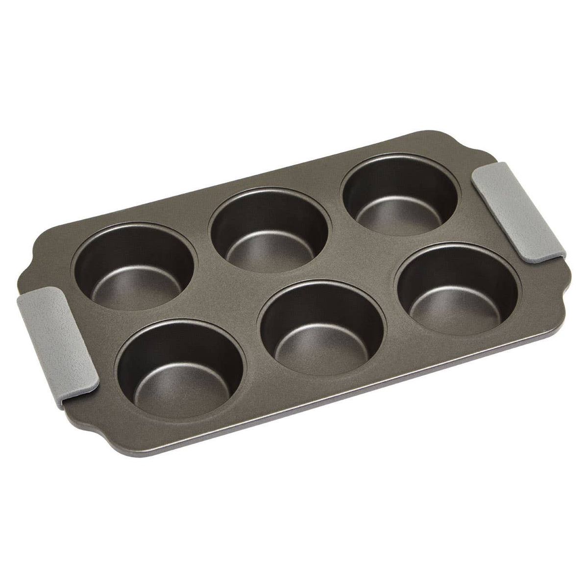 From Scratch Grey Six Cup Muffin Tray.