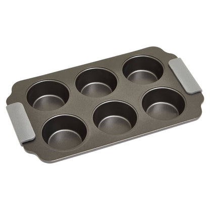From Scratch Grey Six Cup Muffin Tray.