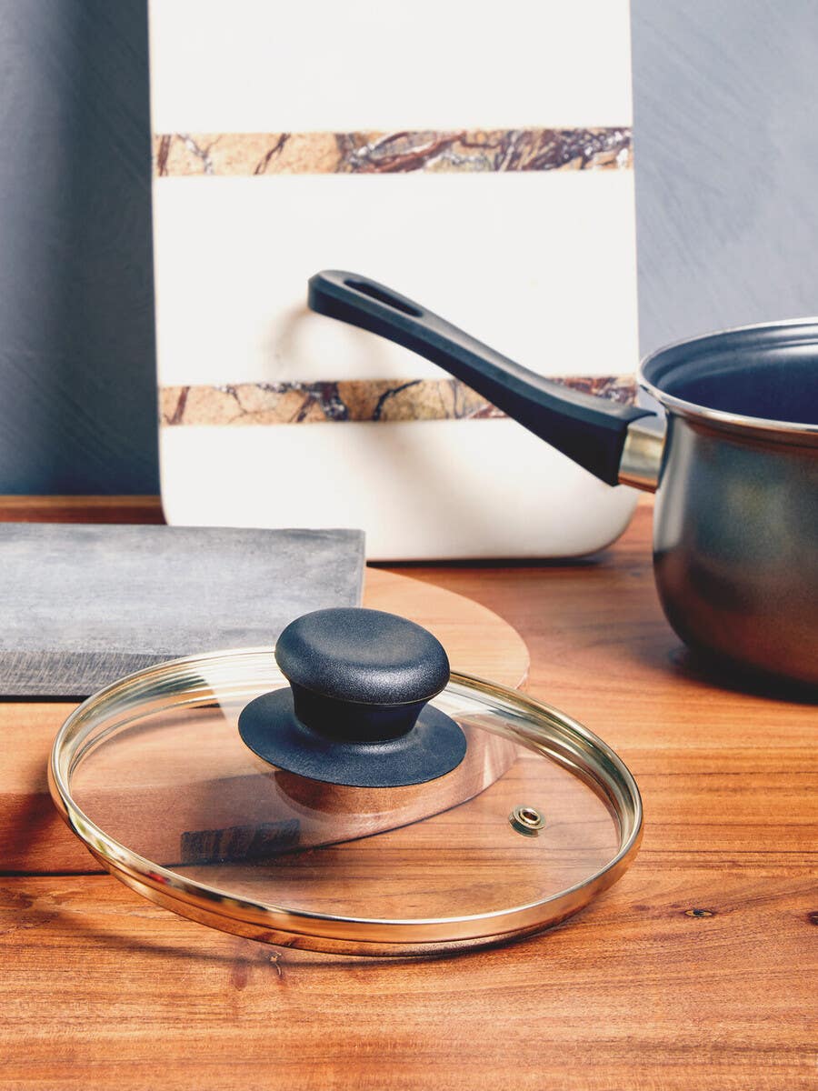Gold 16cm Saucepan Lid