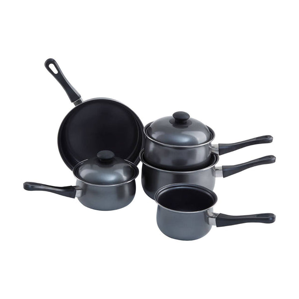 Viggo 5 Piece Silver Non Stick Cookware Set