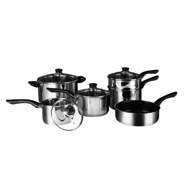 Crosse 6 Piece Stainless Steel Cookware Set