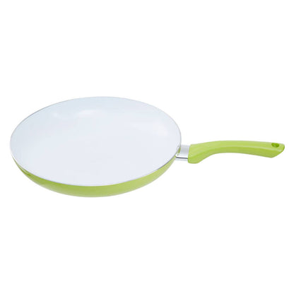 Ecocook 30cm Lime Green Frying Pan with Ceramic Coating