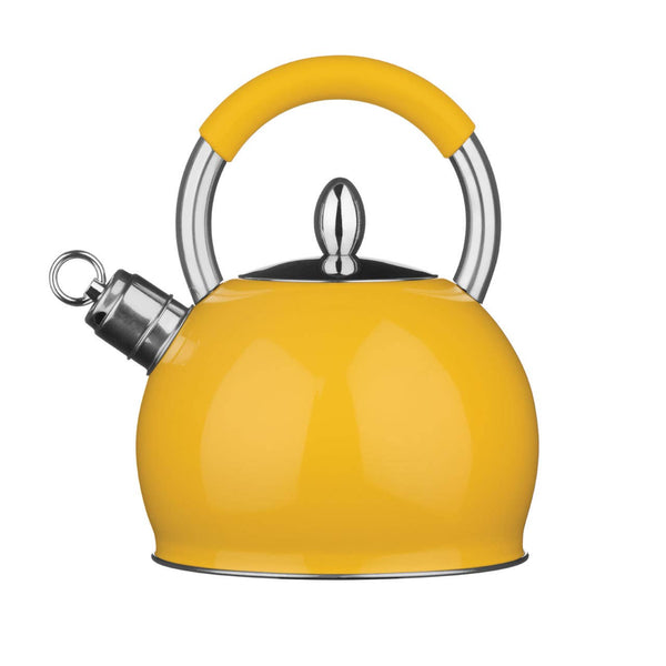 Zion Yellow 2.4 Ltr Whistling Kettle
