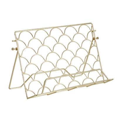 Vertex Deco Matte Gold Cook Book Stand