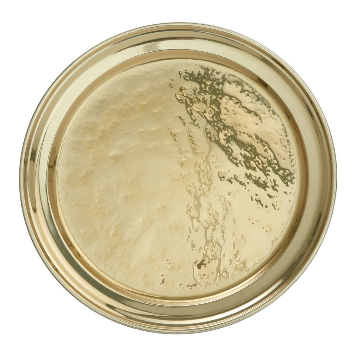 Miressa Small Serving Plate in Stainless Steel