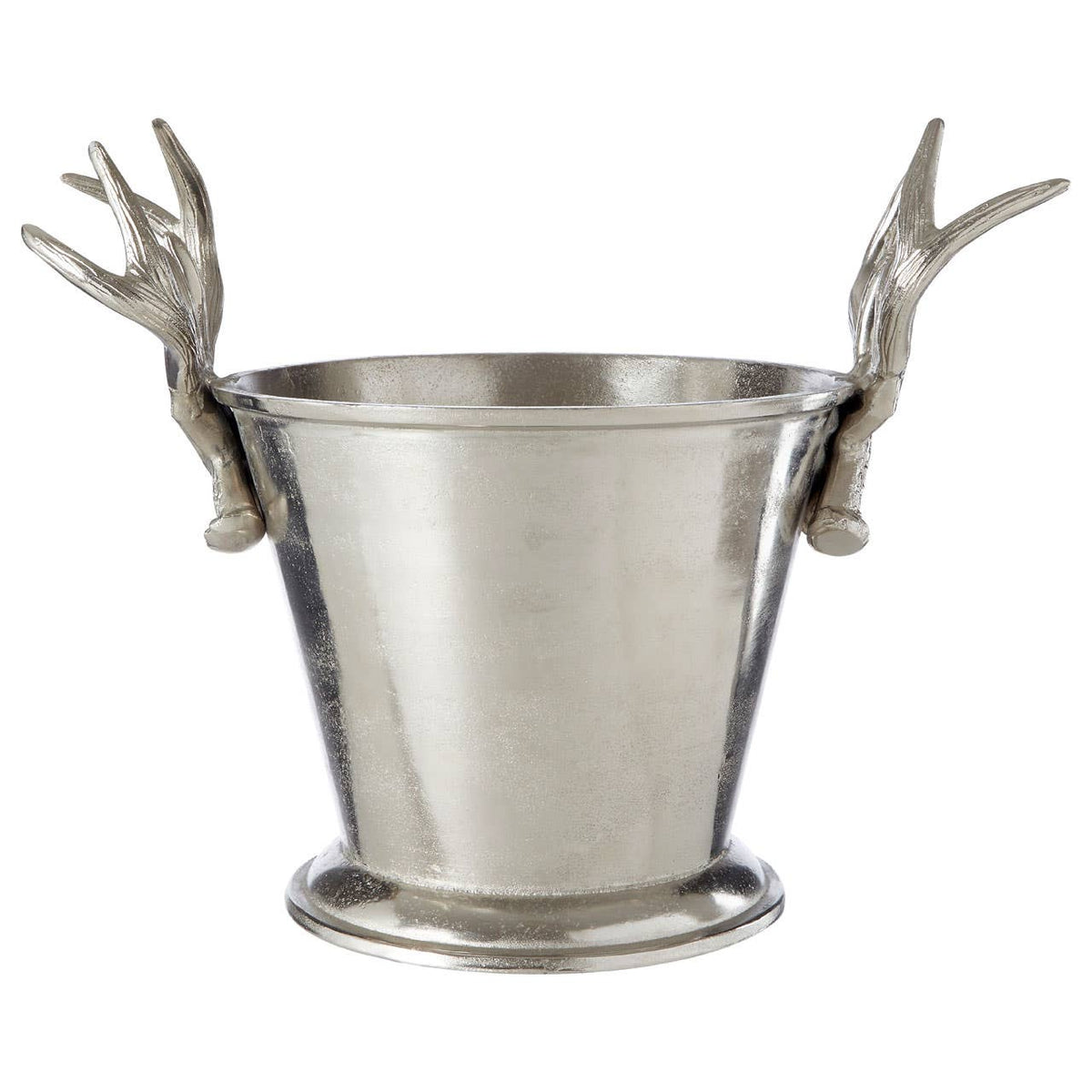 Antler Nickel Finish Wine Cooler
