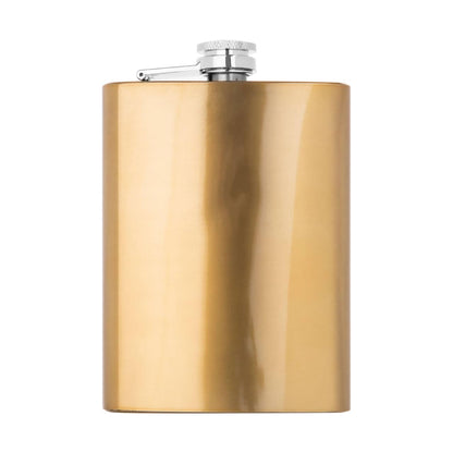 Auden 8oz Gold Finish Hip Flask