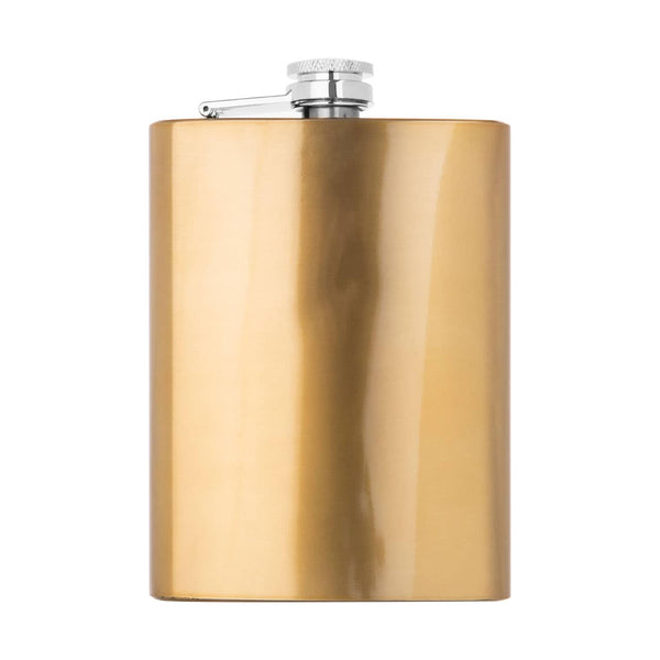 Auden 8oz Gold Finish Hip Flask