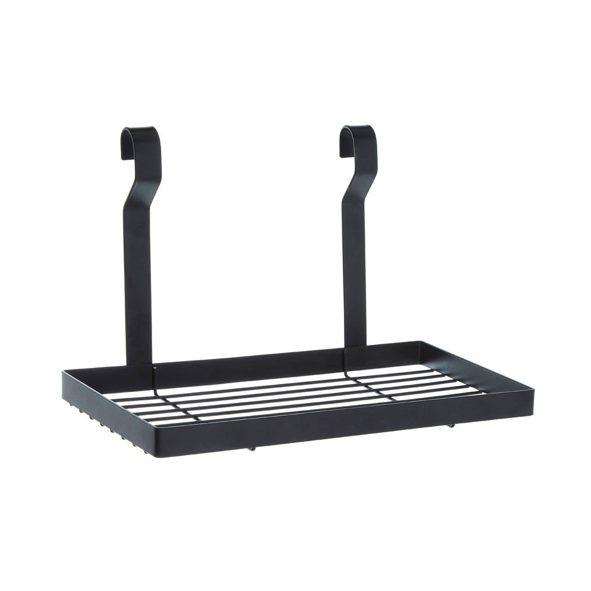 Sorello Matt Black Hanging Shelf Storage Rack