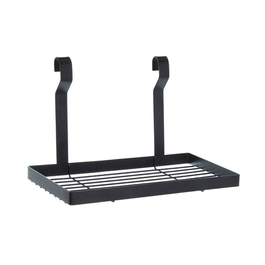 Sorello Matt Black Hanging Shelf Storage Rack